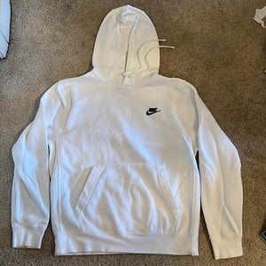White Nike hoodie